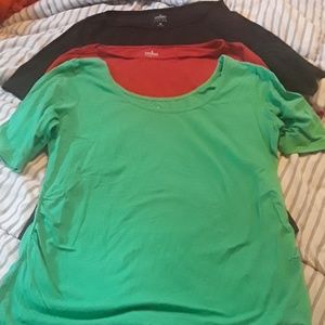 Lot of 3 short sleeved tops